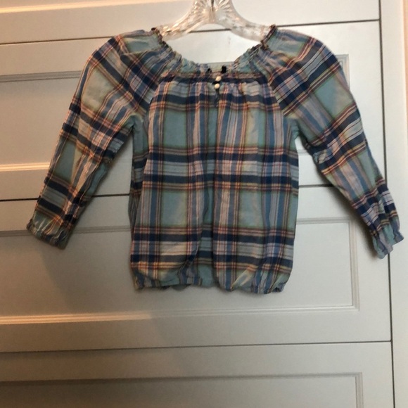 Ralph Lauren Girls’ Flannel Top - Picture 1 of 4